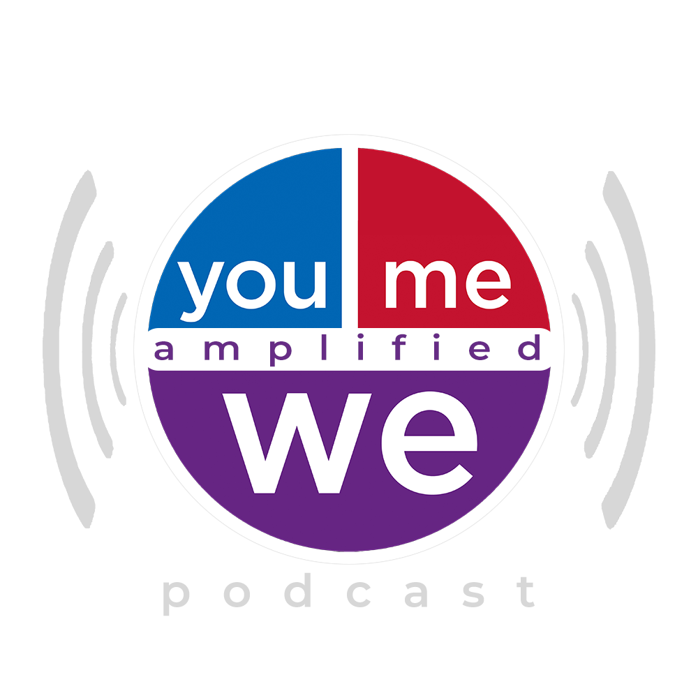 youmewe amplified podcast with host suzanne f stevens